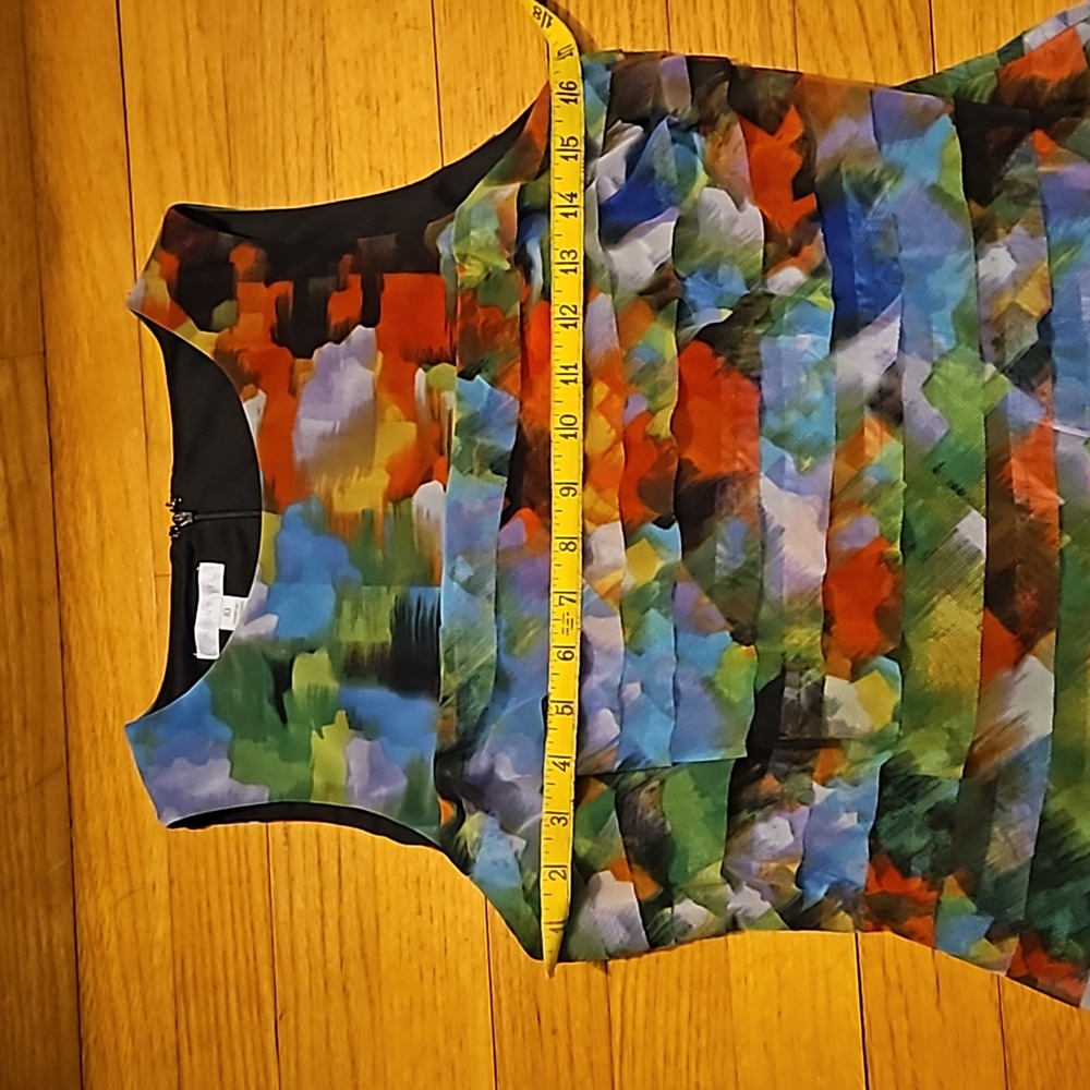 London Times Size 10 Floral Chiffon Dress - Picture 5 of 10